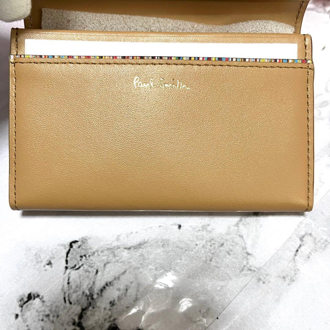 【未使用品】ポールスミス 名刺入れ カードケース レザー ネイビー