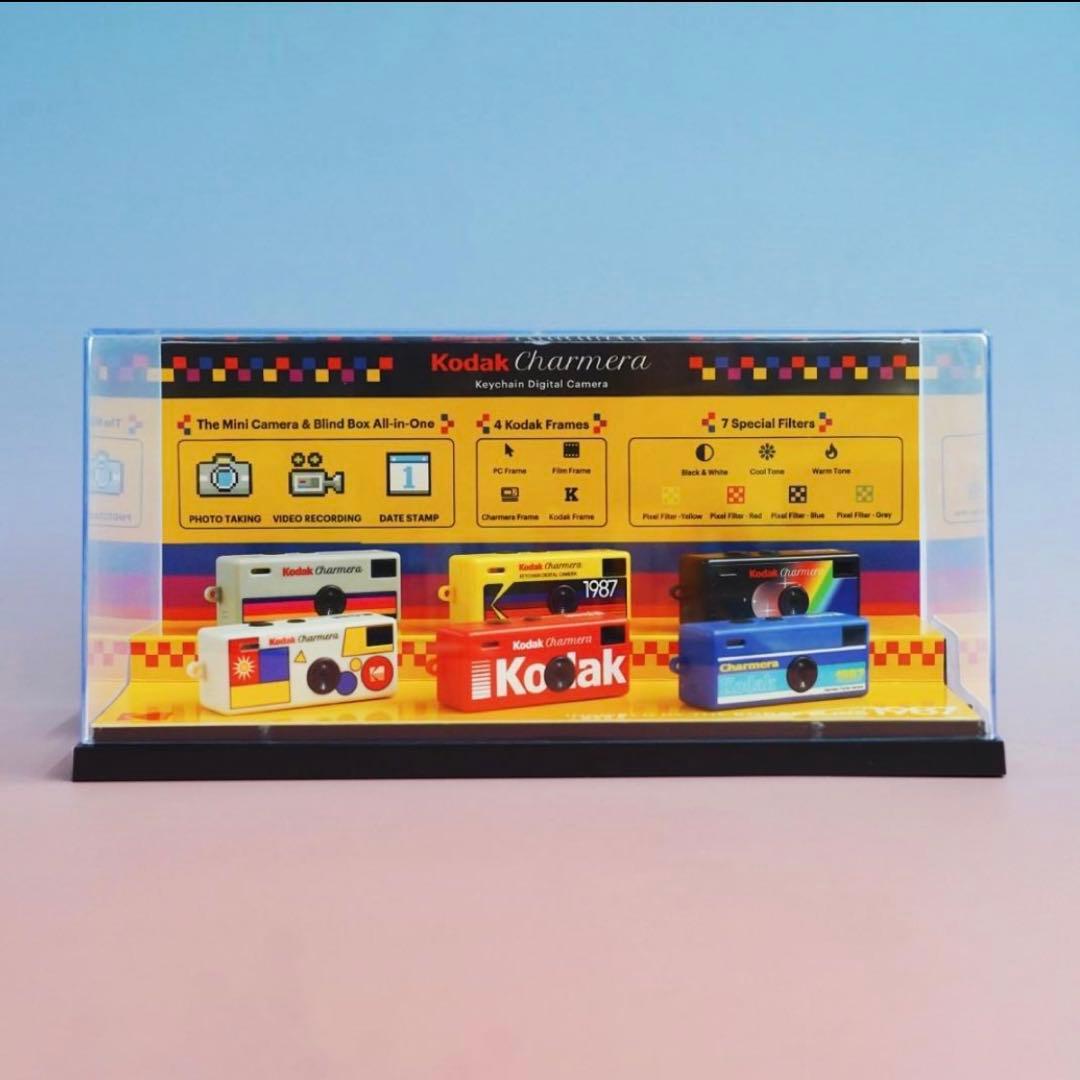 未使用品 レッド Kodak Charmera チャメラ キーホルダーデジカメ