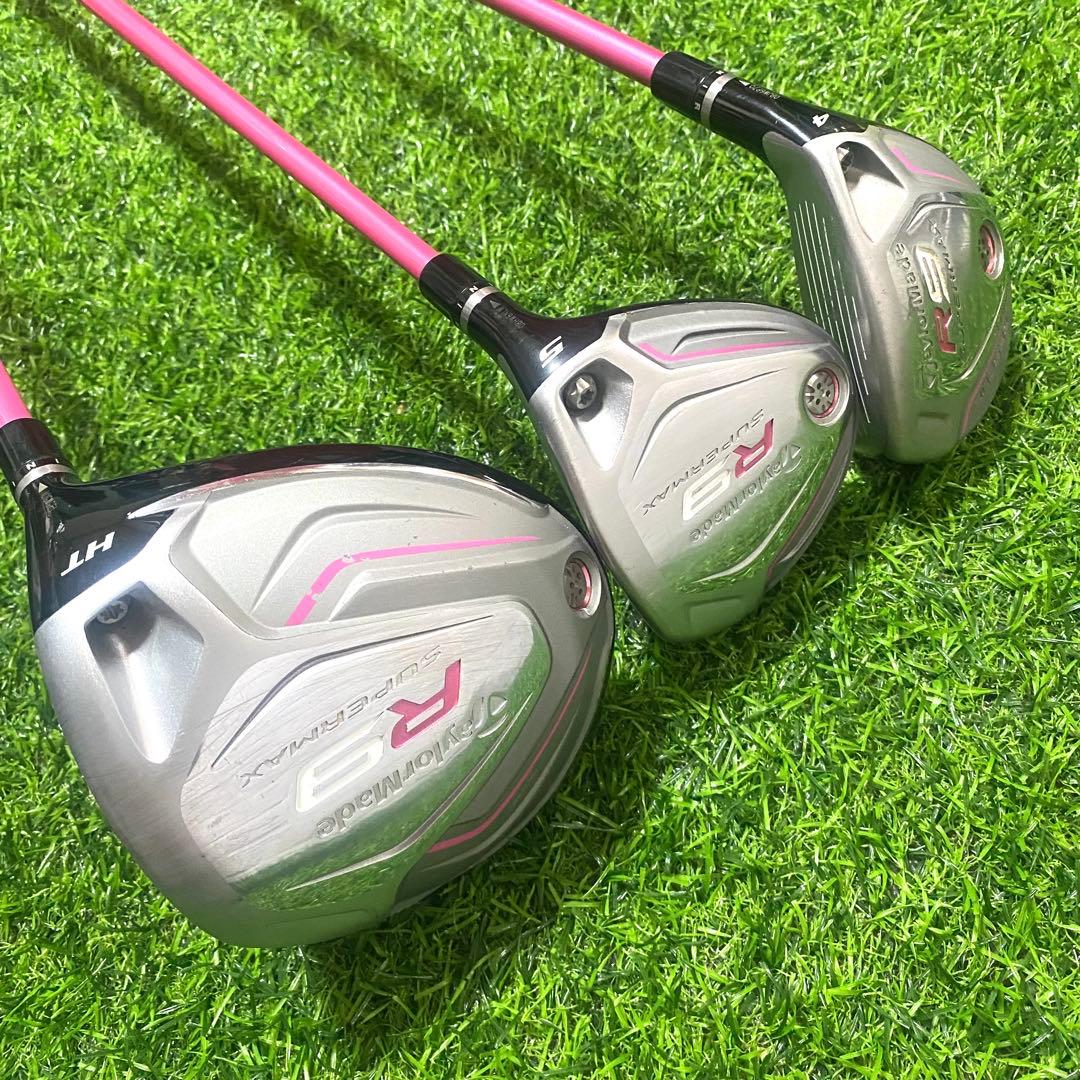 テーラーメイド R9 スーパーマックス クラブセット 9本 右 L レディース