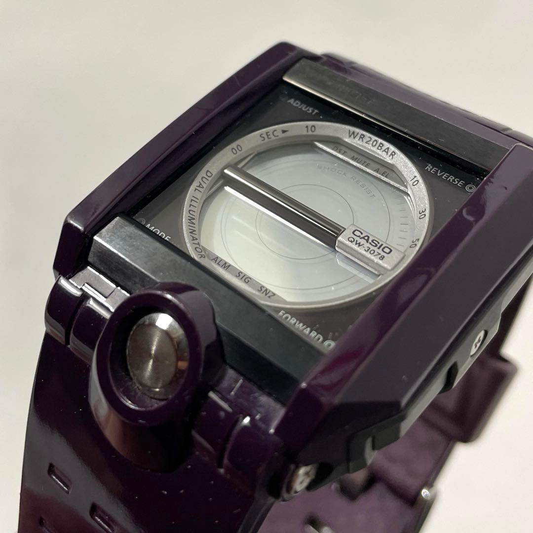生産終了品 海外モデル カシオ G-SHOCK パープル スクエア型 レアカラー
