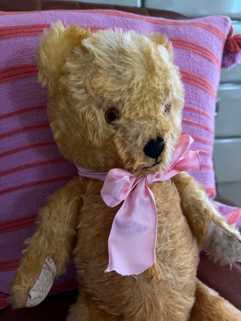 アンティーク テディベア はちみつ色