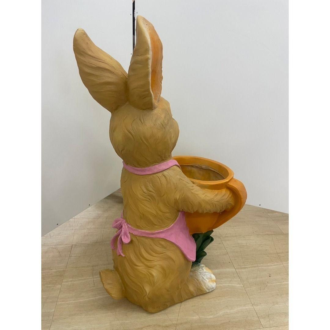 ガーデンオブジェ　ウサギ　プランター　傘立て　ヨーロピアン　園芸　置物　うさぎ