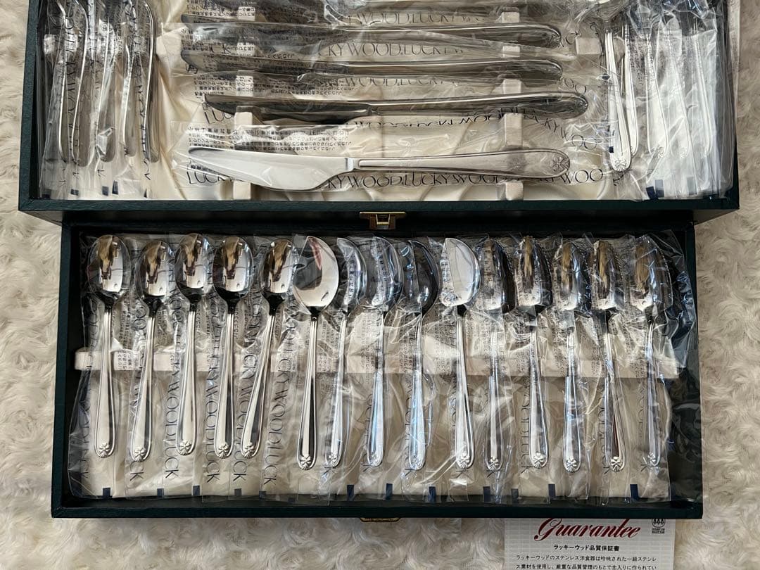 ラッキーウッド　カトラリーセット　マリエッタ　ディナーセット〈40本セット〉