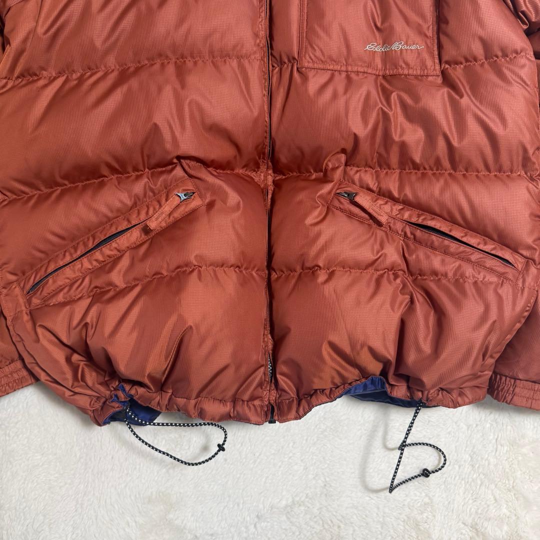 美品Eddie Bauer EB650肉厚リバーシブルダウンジャケットメンズL