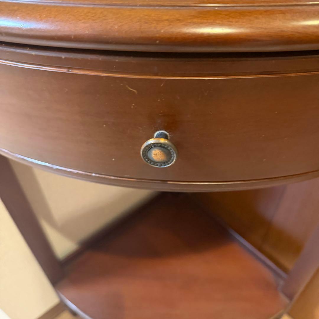 東海家具 コーナーテーブル　サイドテーブル　コーナー用　コンソール　天然木