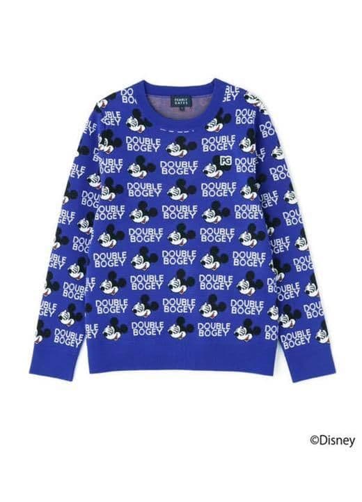 新品サイズ0　パーリーゲイツ　ミッキーセーター