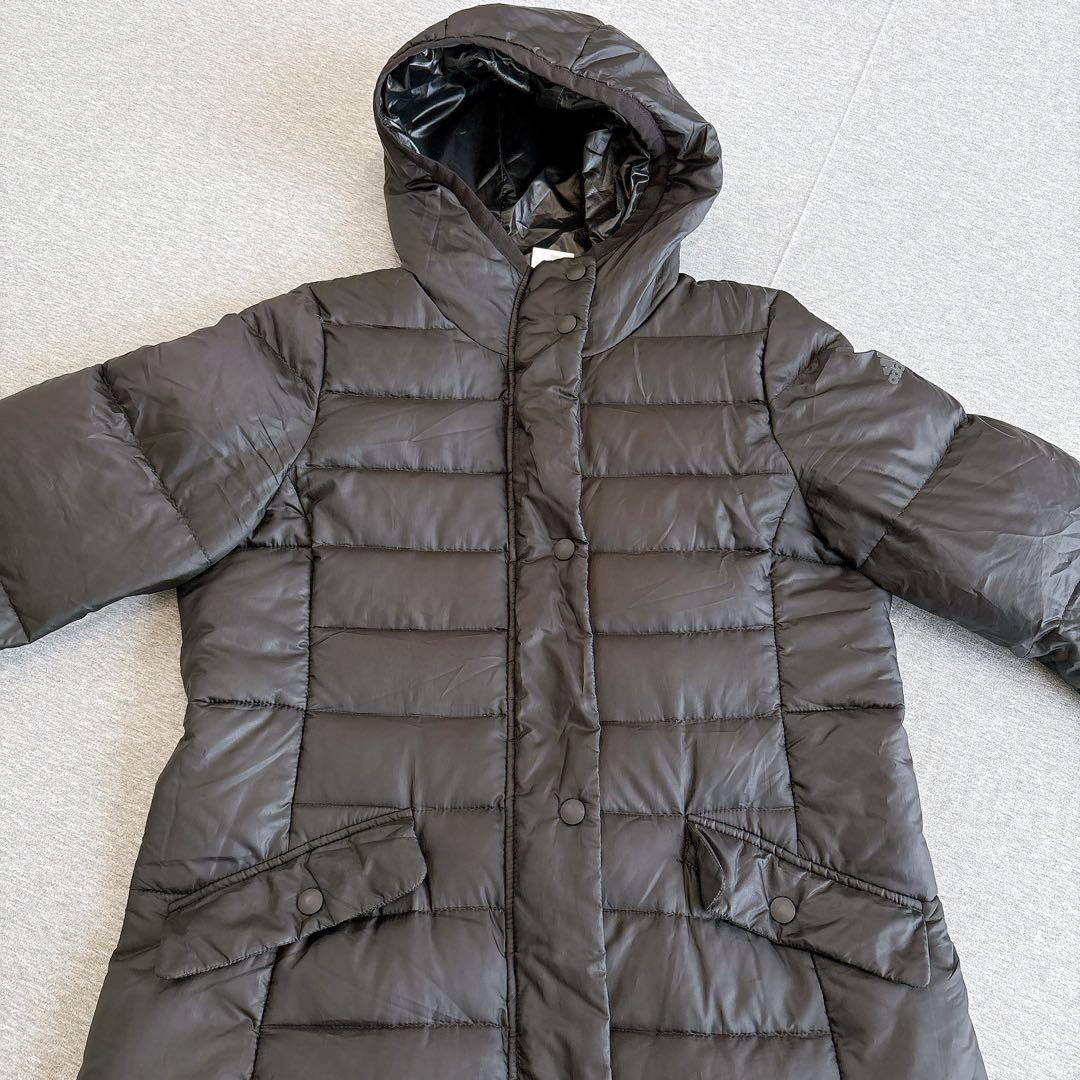 adidas アディダス　ベンチコート ロング　ダウン ブラック　Sサイズ