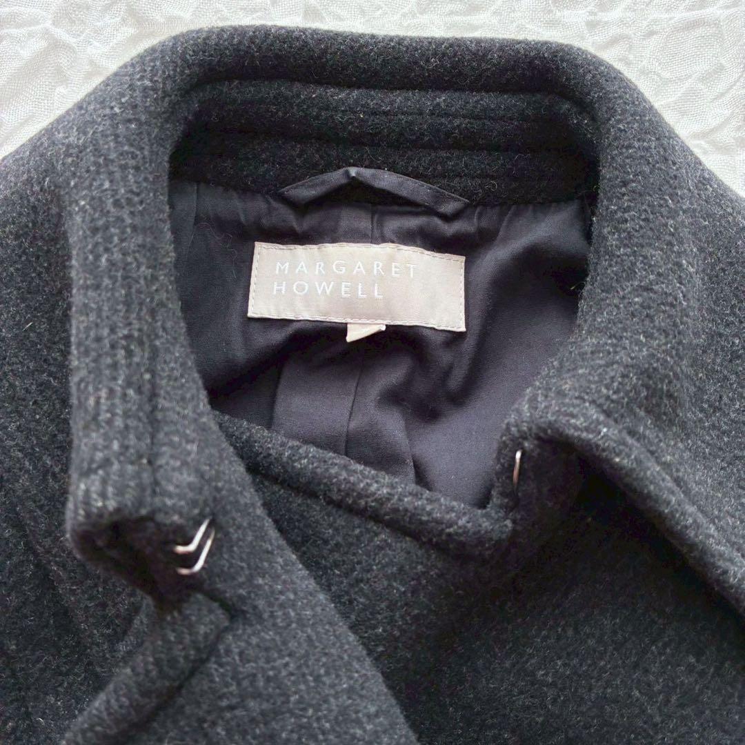 マーガレットハウエル ピーコート Ⅱ カシミヤ ショート丈 日本製 メルトン