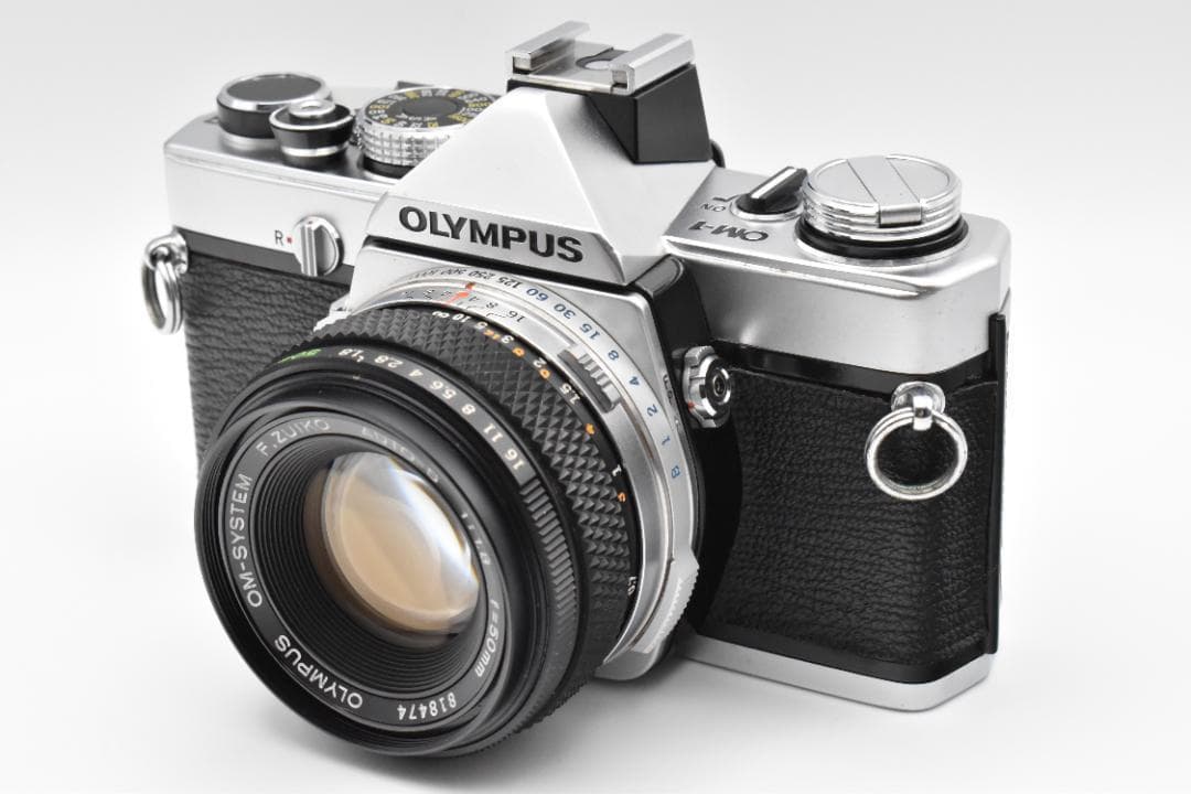 オリンパス OM-1 シルバー F.ZUIKO AUTO-S 50mm 1.8