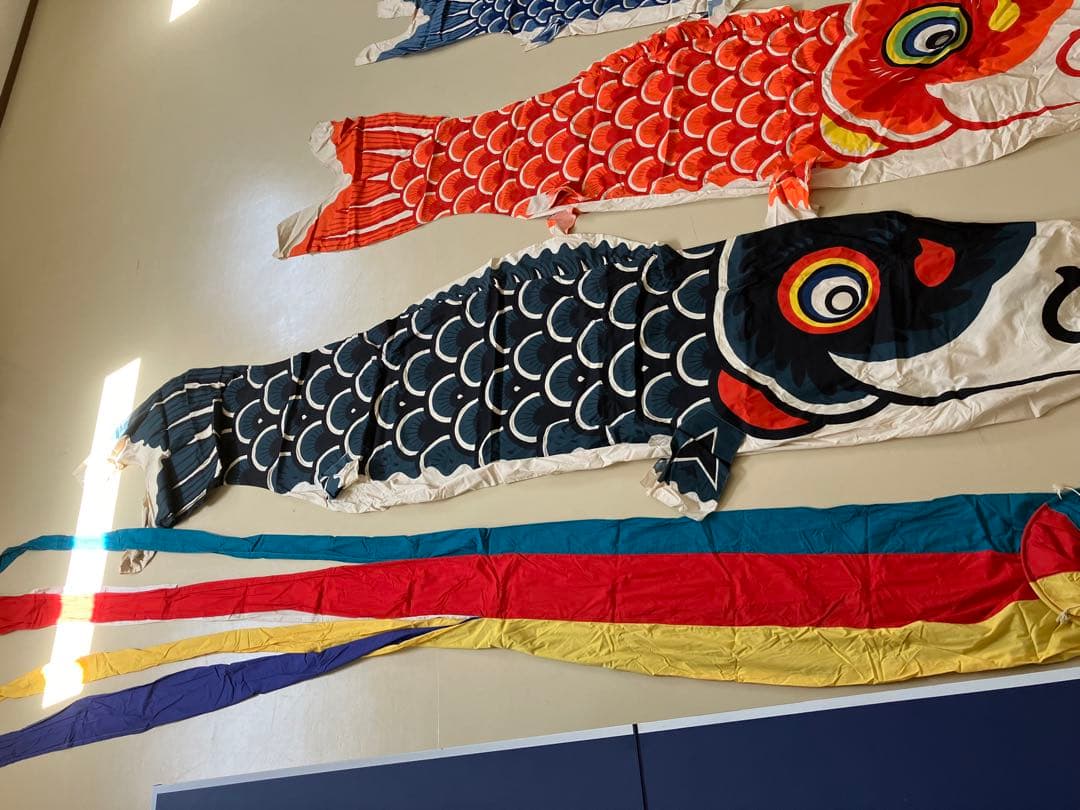 職人手作りブロード鯉のぼり5m他の4点セット