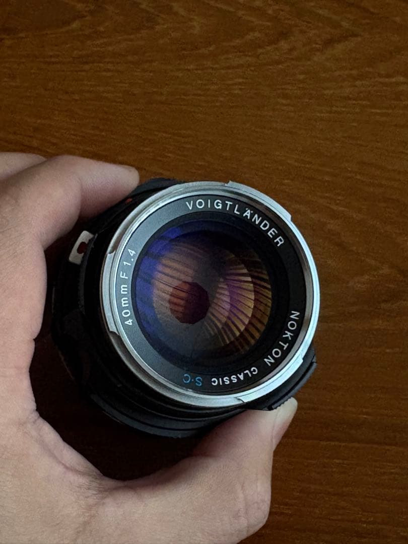 【ソニー用アダプター付】NOKTON Classic 40mm F1.4 SC