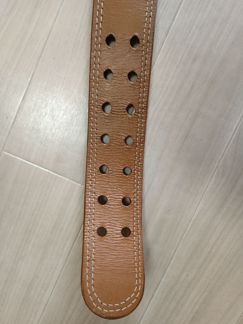 ゴールドジム（GOLD’S GYM）　プロレザーベルト　Lサイズ