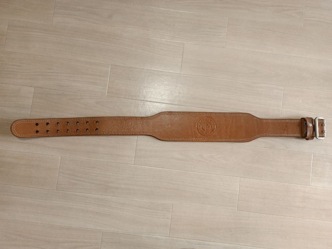 ゴールドジム（GOLD’S GYM）　プロレザーベルト　Lサイズ