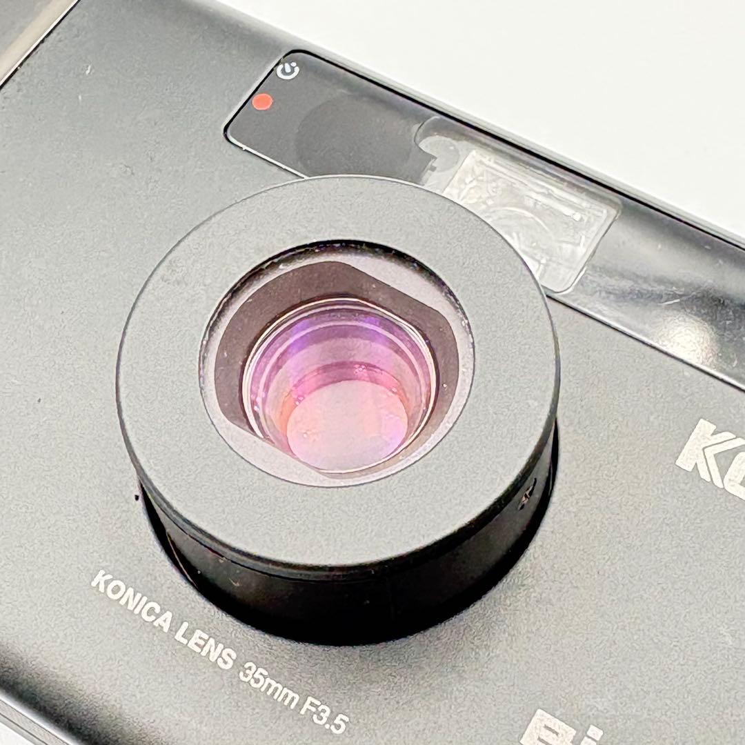 コニカ ビックミニ フィルムカメラ コンパクト ブラック 0329-S5704s