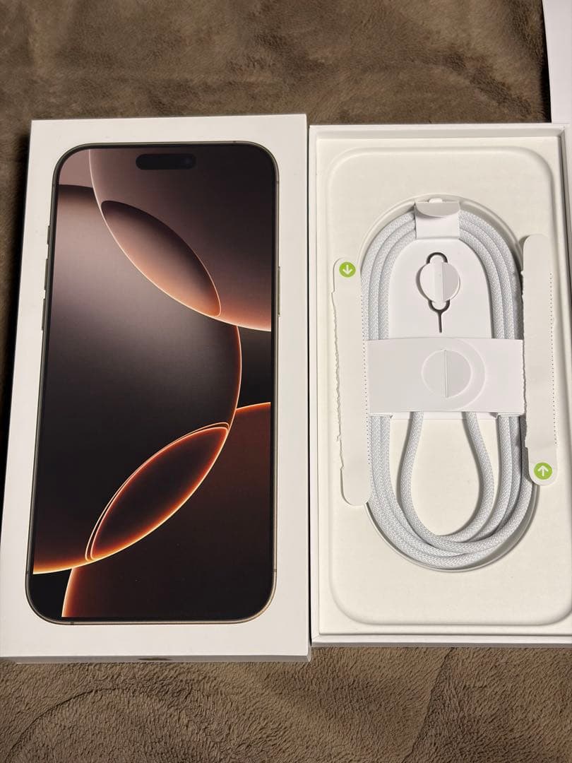 【最終値下】iPhone16Pro MAX 256GB Sim freeデザート