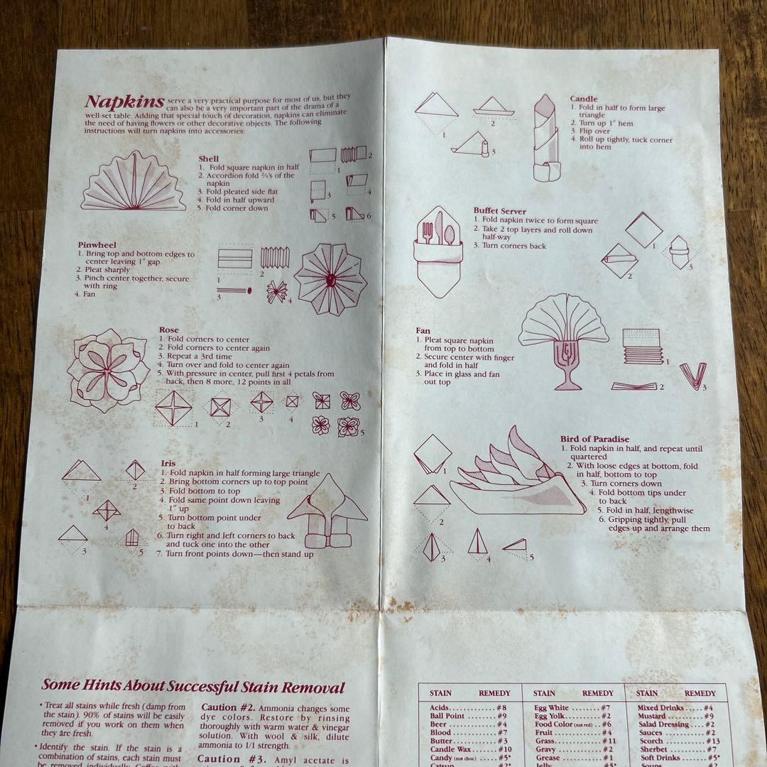 ヴィンテージ　クエーカーレース テーブルクロス（特大）