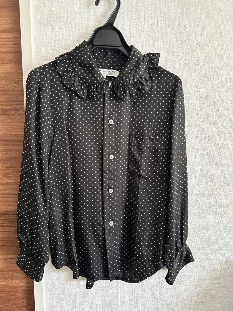 丸襟フリルブラウス コムコム COMME des GARCONS