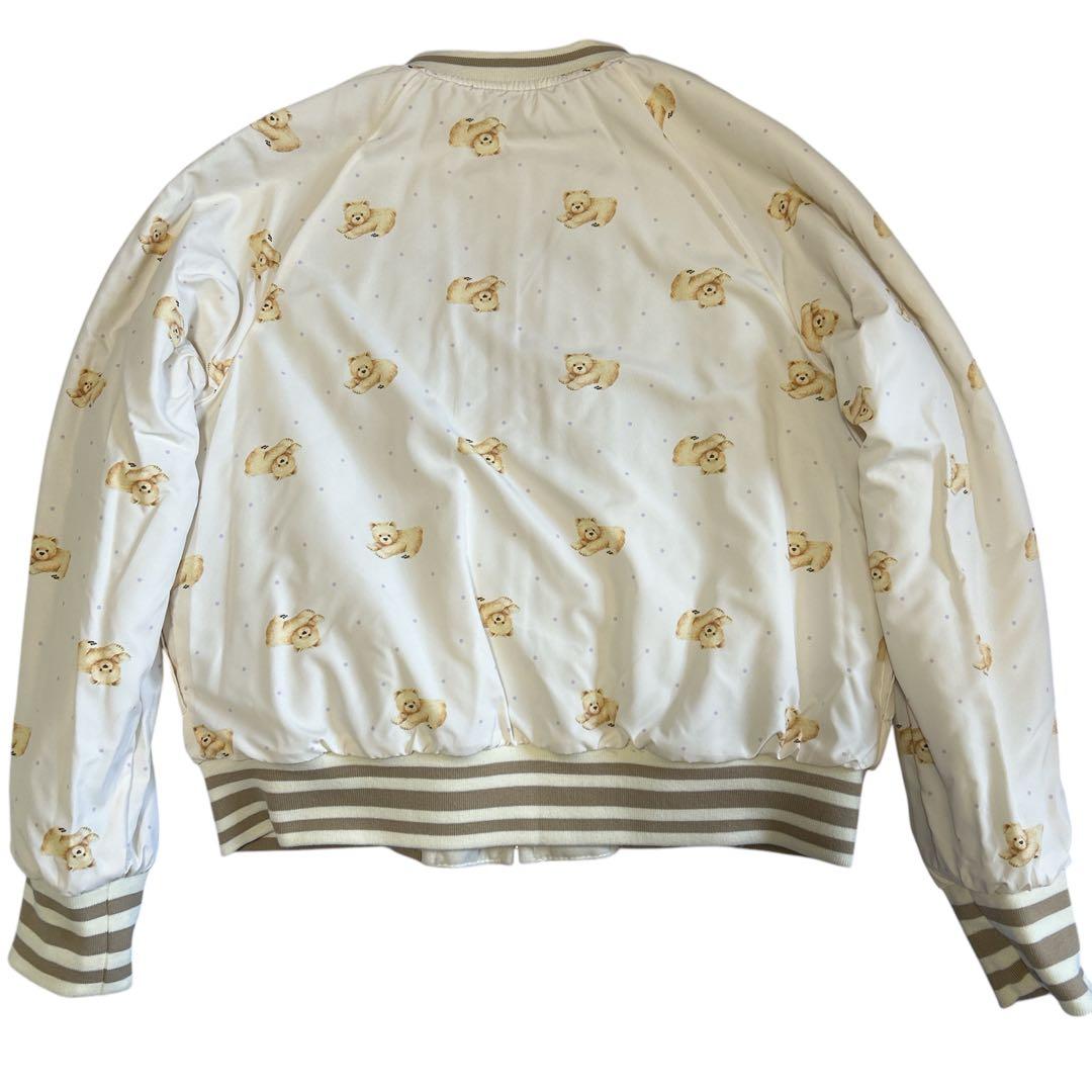 【最終価格】✨未使用タグ付✨フランシュリッペ ひょっこりくま スカジャン