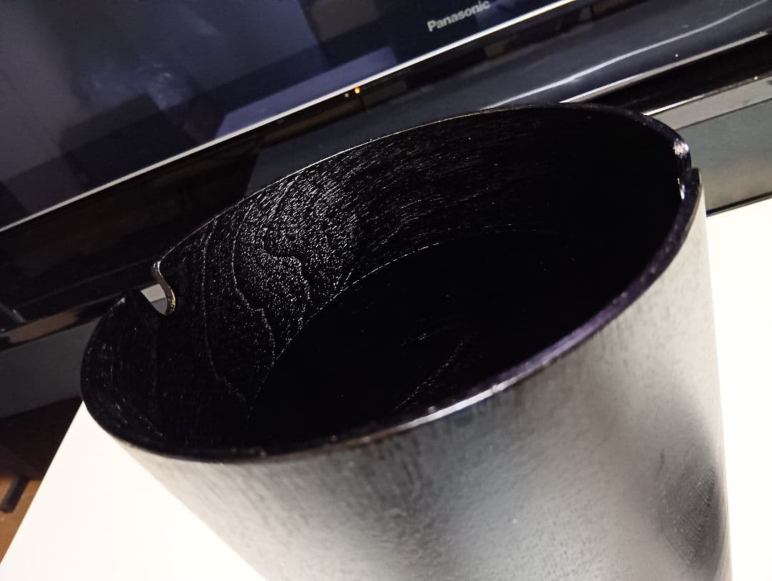 SAITO WOOD　サイトーウッド　モダン　ブラック　ウォールナット　ゴミ箱