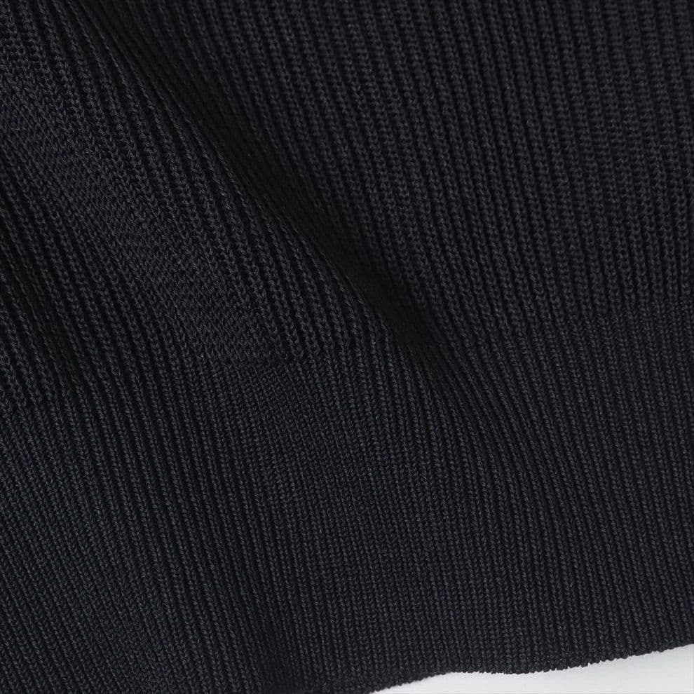 新品 AURALEE FLAT YARN RIB KNIT VEST 黒 4