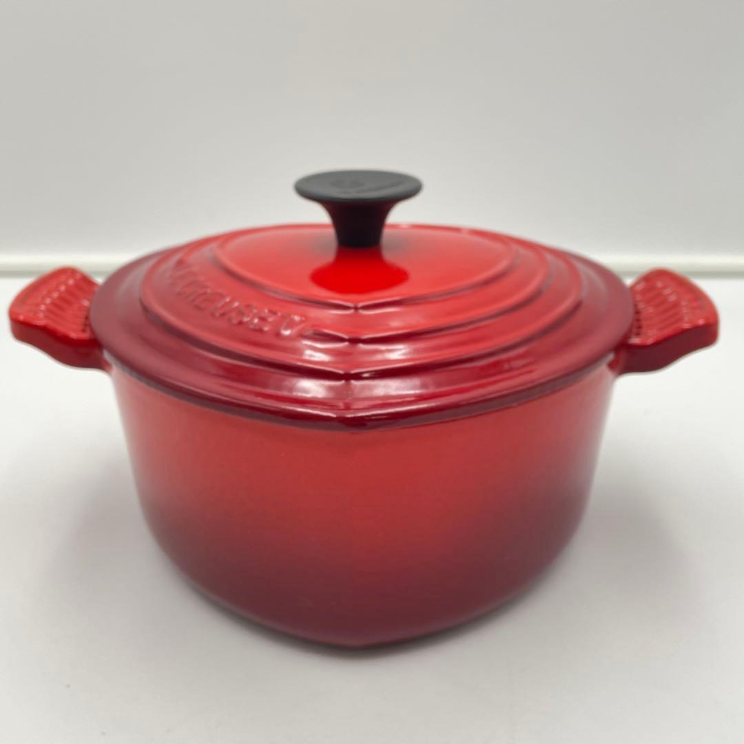 専用　ル・クルーゼ ココット・ダムール ハート型鍋 2.0L チェリーレッド