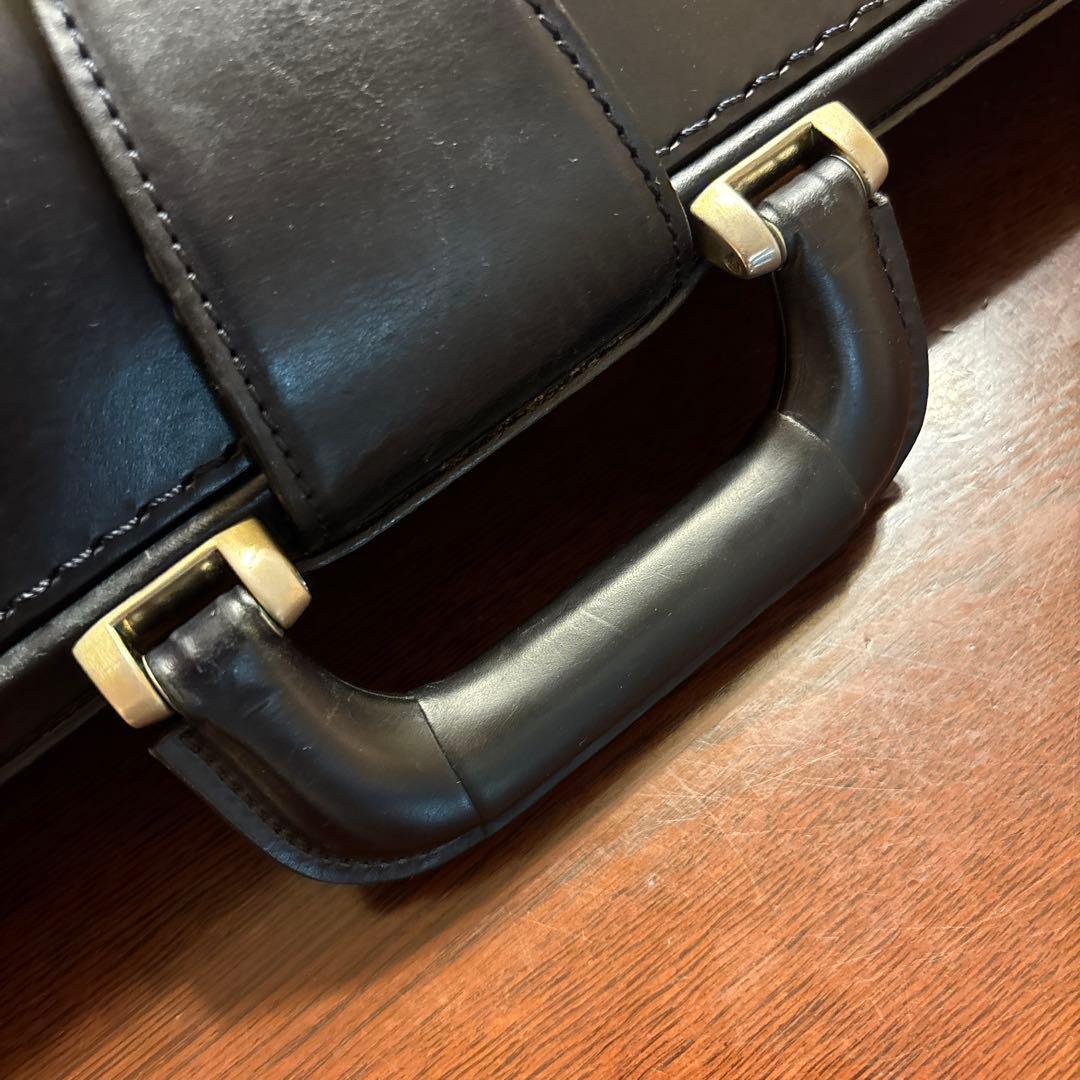 クリスマスセール‼️ココマイスター ダレスバッグ ブライドルレザー ネイビー