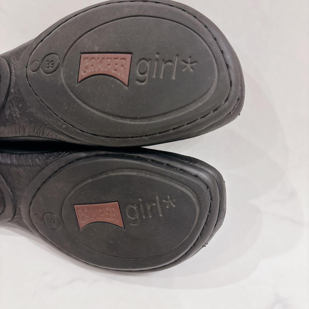 CAMPER カンペール ライトニナ フラット スリッポン レザー 39