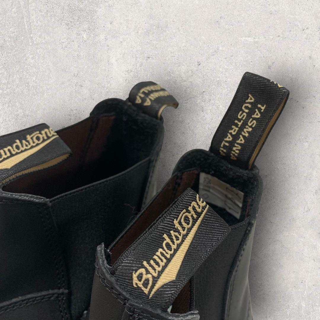 【美品】ブランドストーン　DRESS　サイドゴアブーツ　スムースレザー　ブラック