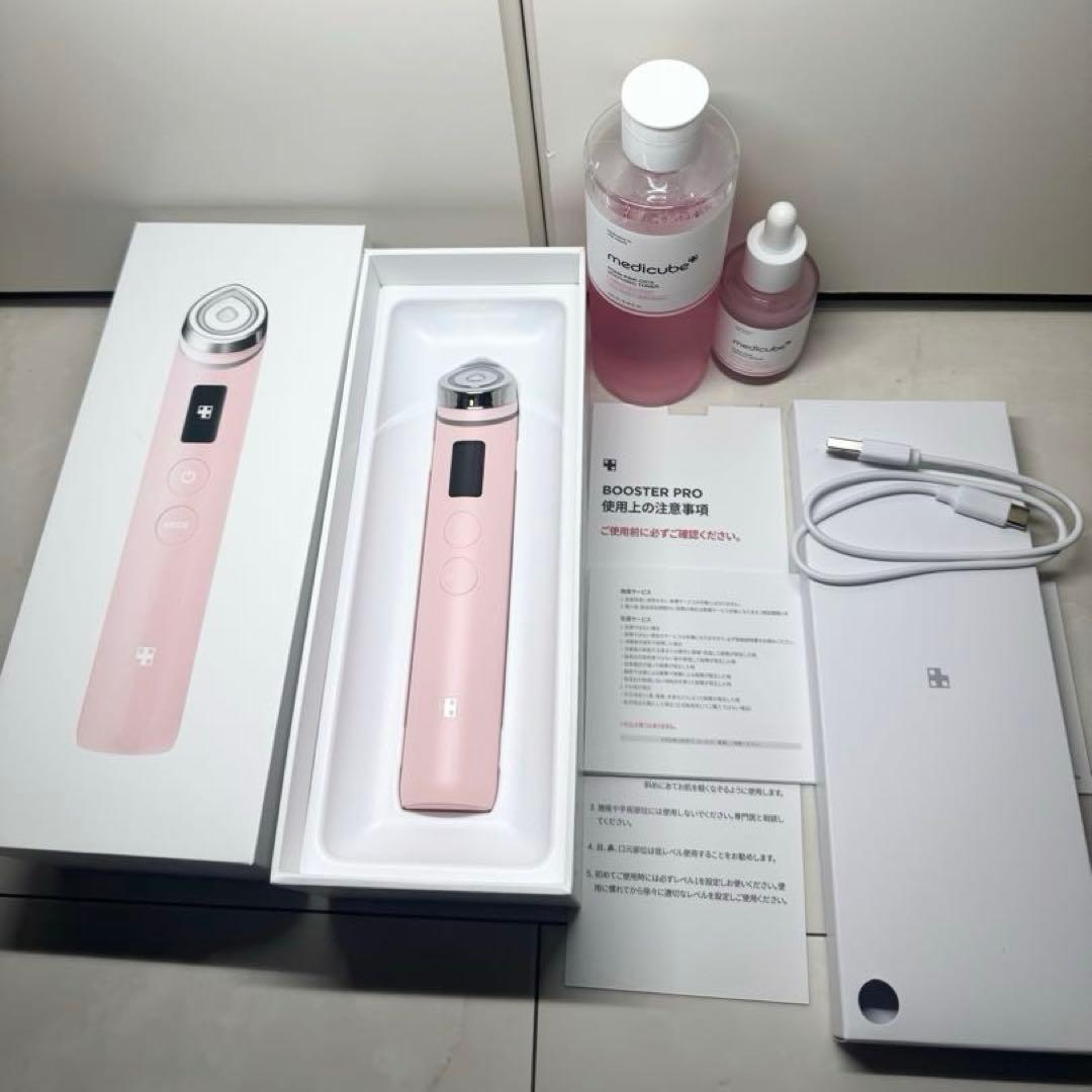 ☆メディキューブ 美顔器 AGE-Rブースタープロ ピンク☆