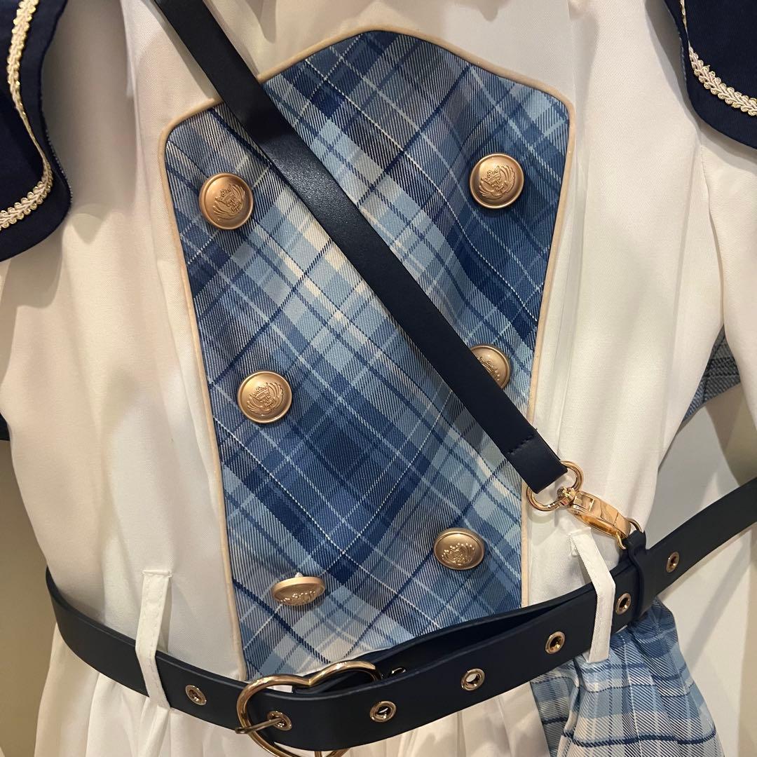 ToAlice シャイニーアイドルフルセット（ホワイト+ブルーチェック）