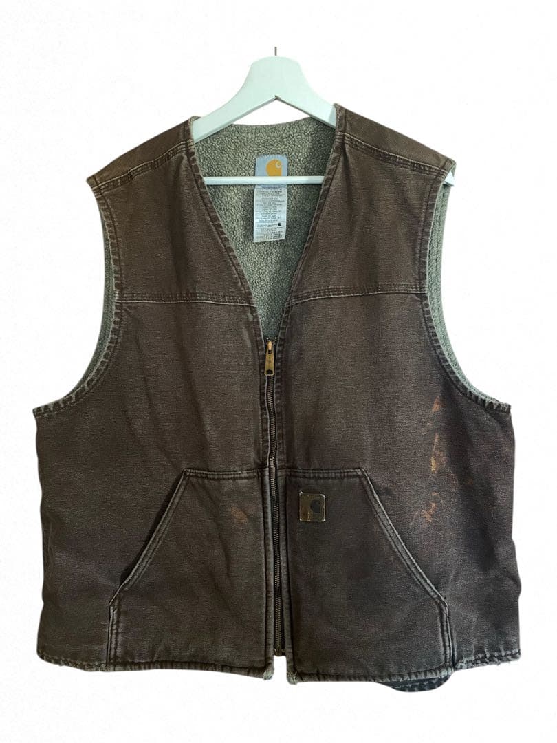 【年明け大放出セール！】Carhartt ダックベスト ボアライナー