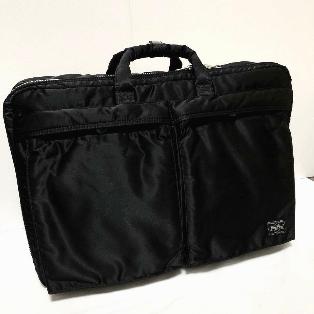 未使用級✨ポータータンカー ビジネスバッグ3way 2層 A4可 黒 吉田カバン