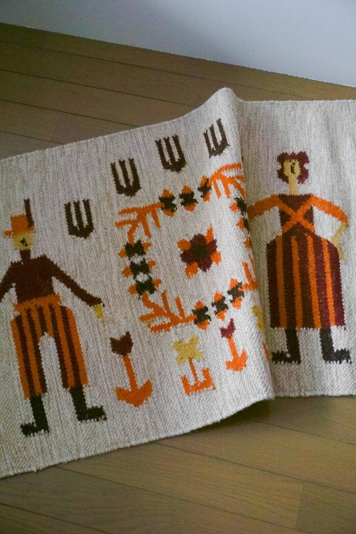 1970-80's / ポーランド ハンドメイドラグ