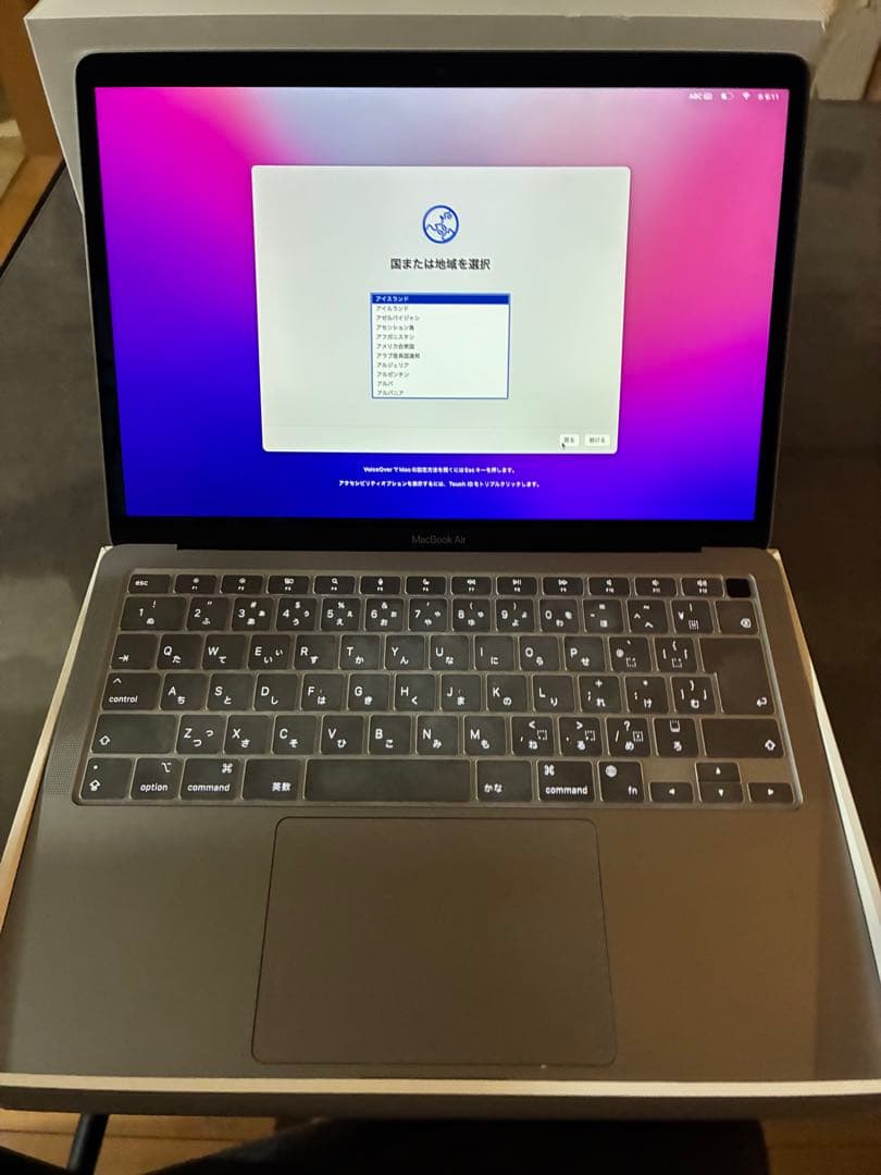 超美品　バッテリー最大容量100% MacBook air M1