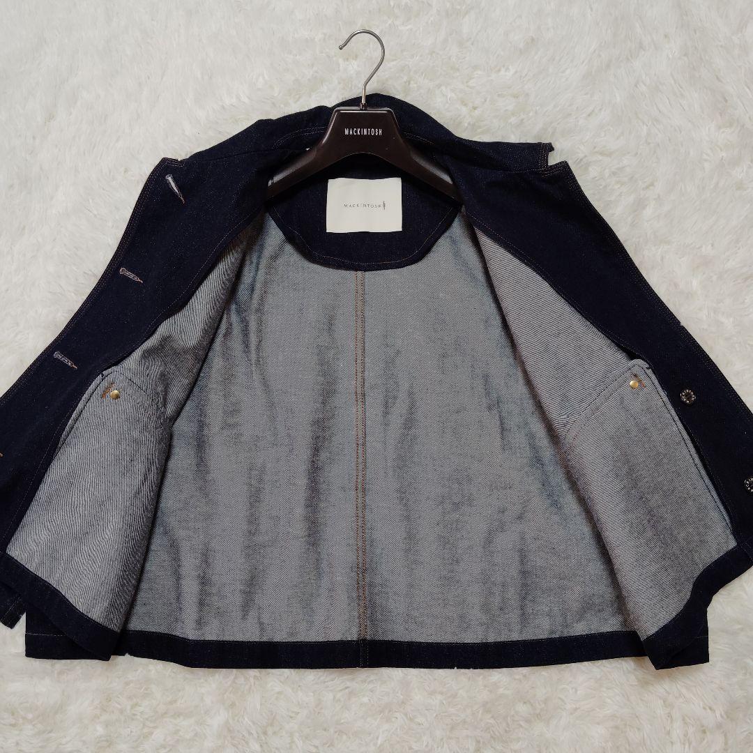 未使用級 マッキントッシュ ハンビー デニム トゥモローランド別注 6 M 紺