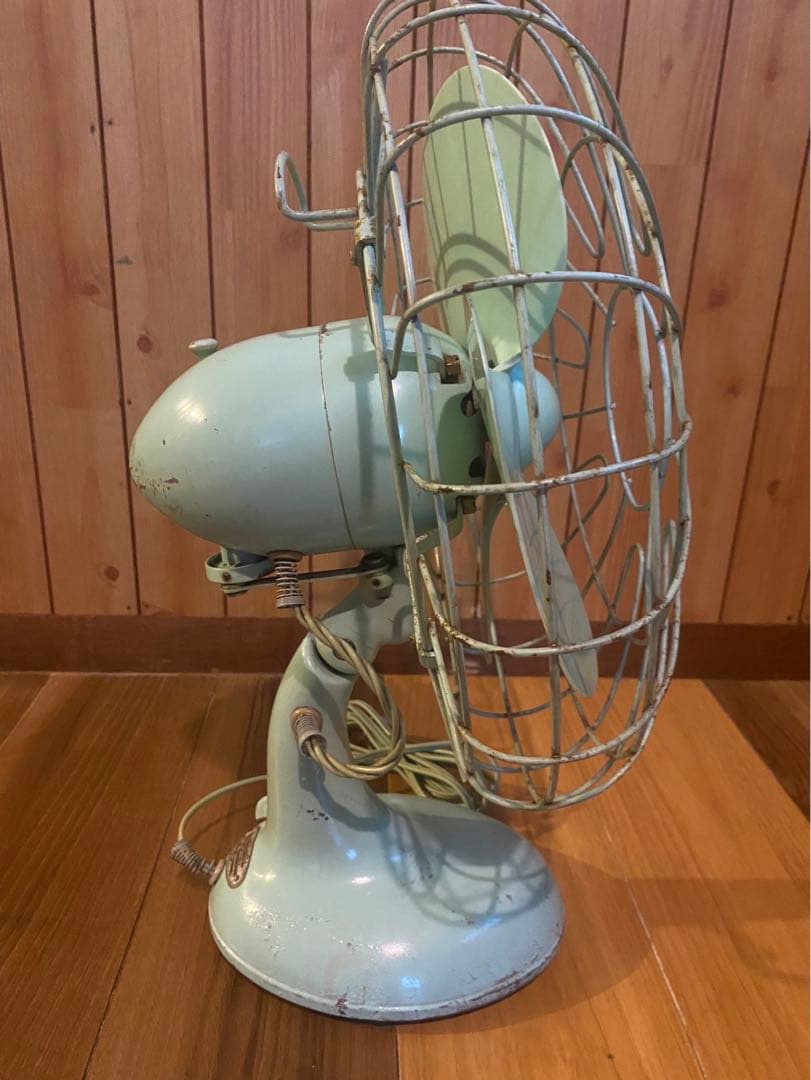 昭和レトロ　扇風機　三菱電機　卓上扇風機　AC ELECTRIC FAN