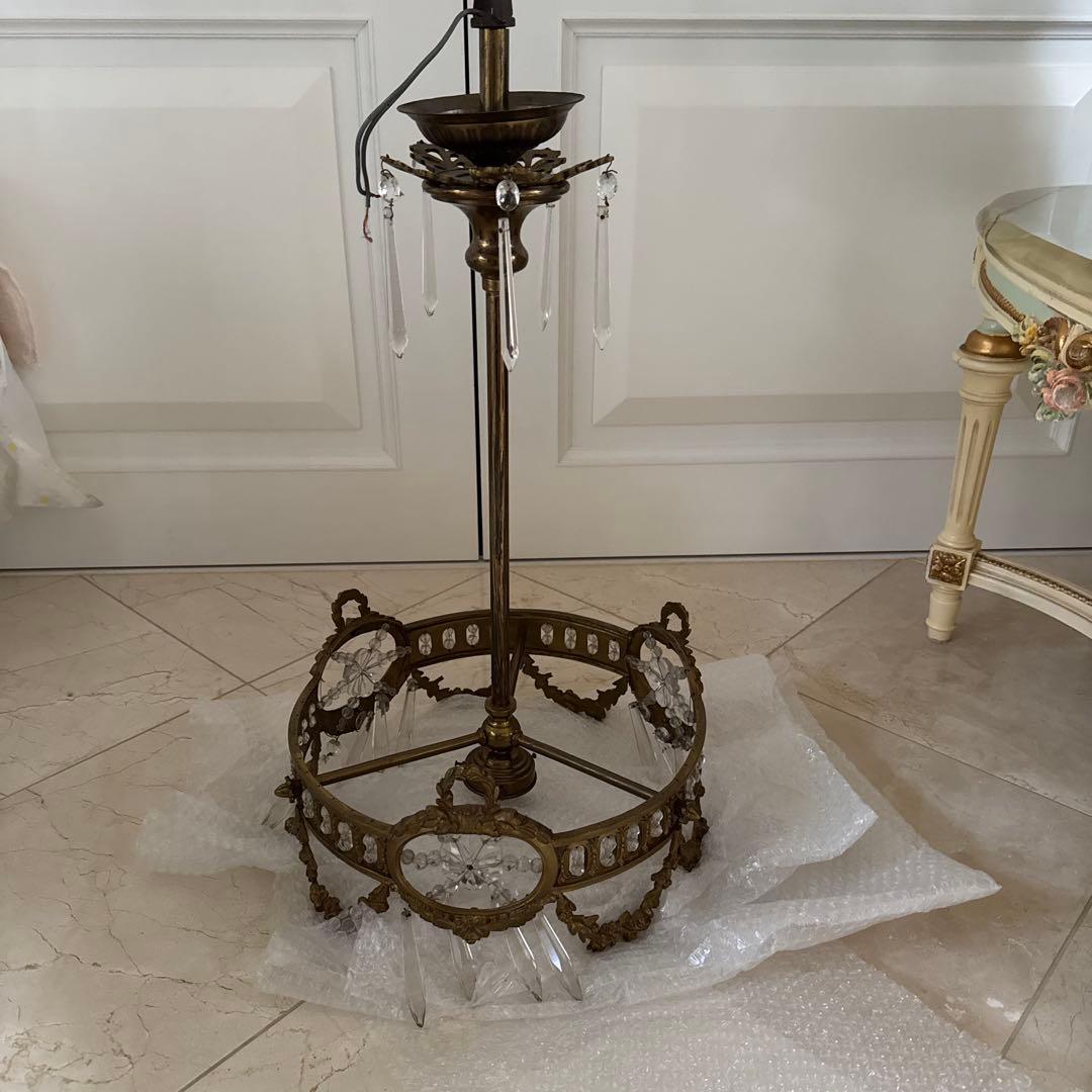 アンティークフレンチ　照明 薔薇ガーランド　シャンデリア　天蓋