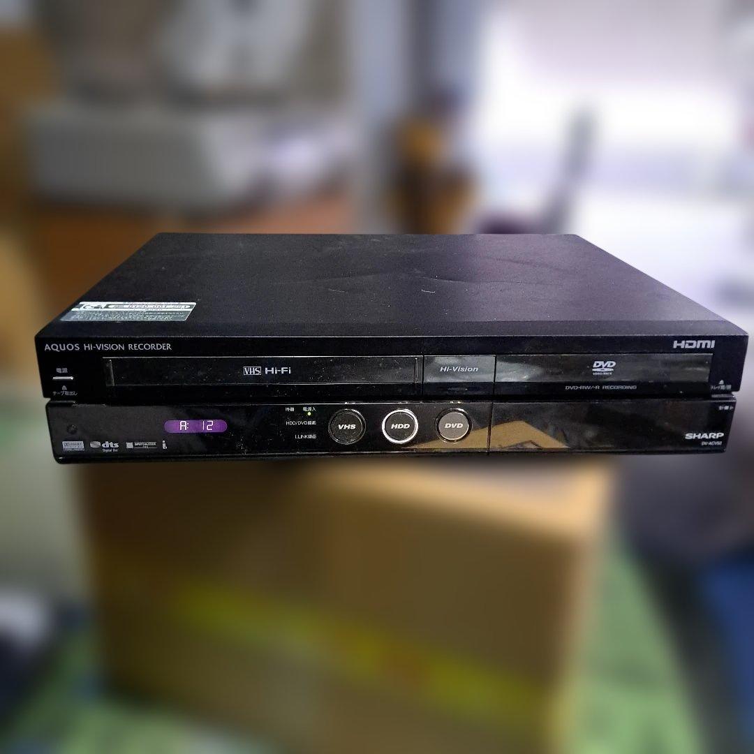 SHARP HDD-DVD-ビデオ体型レコーダー DV-ACV52　A