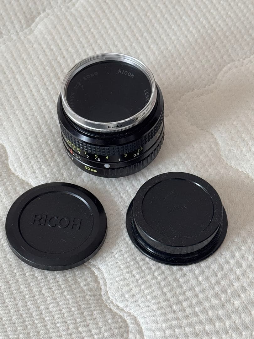 【RICOH】 XR RIKENON 50mm/1:2 ＆ PLフィルター