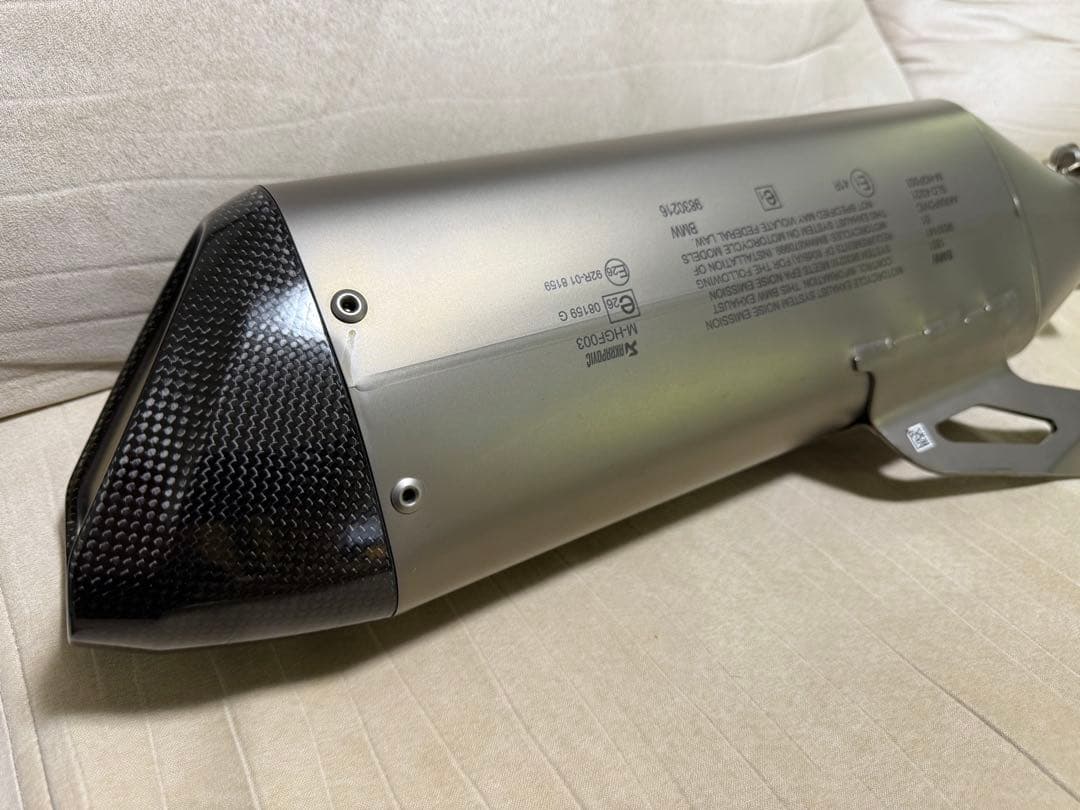  S1000RR 純正オプション マフラーアクラポビッチAKRAPOVIC