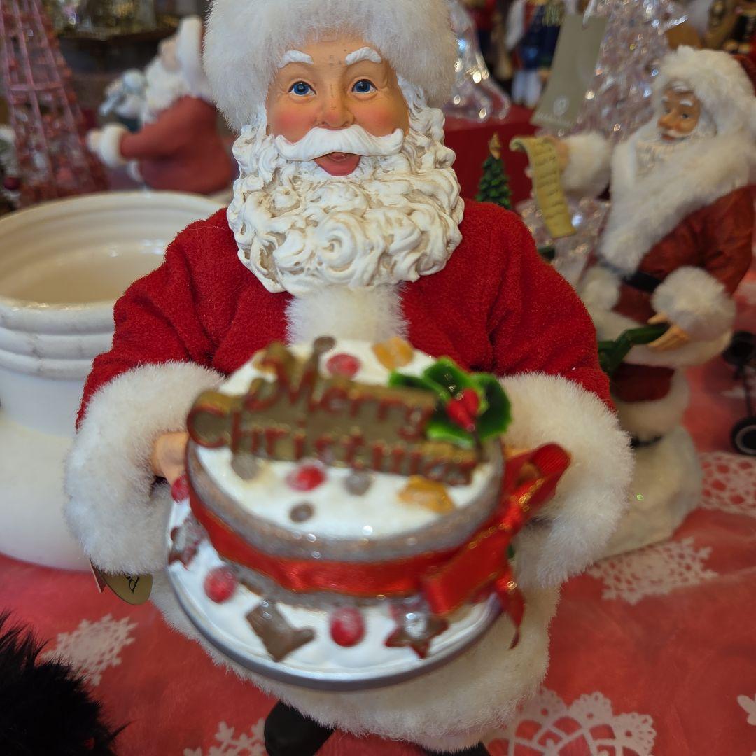 サンタクロース フィギュア ケーキ付き