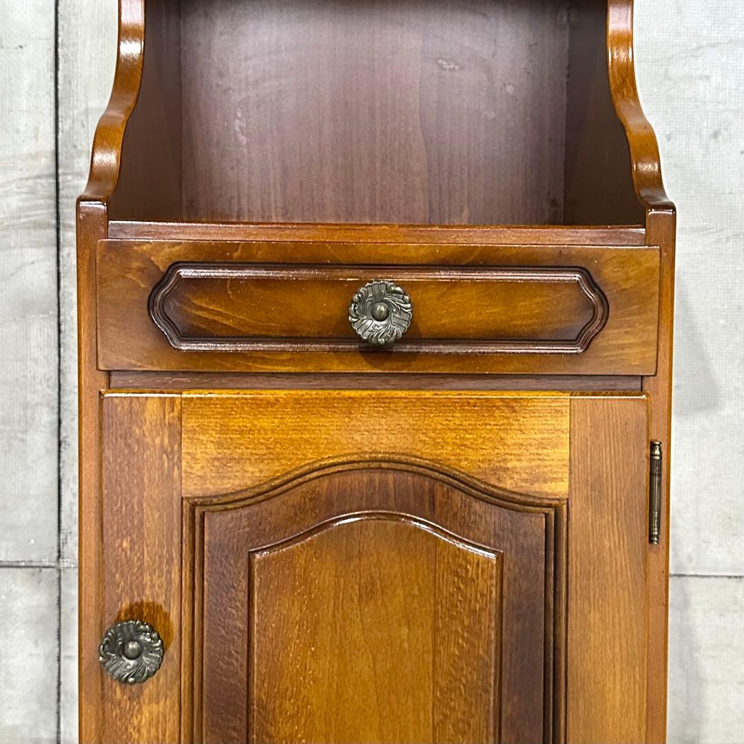 ✦昭和レトロ✦カリモク 電話台｜キャビネット 喫茶店・店舗什器 karimoku