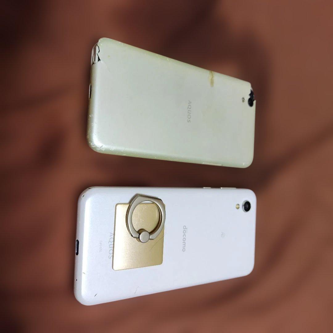 ジャンク品、AQUOSケータイ3個セット、sk-01k.sh-01l.so-04