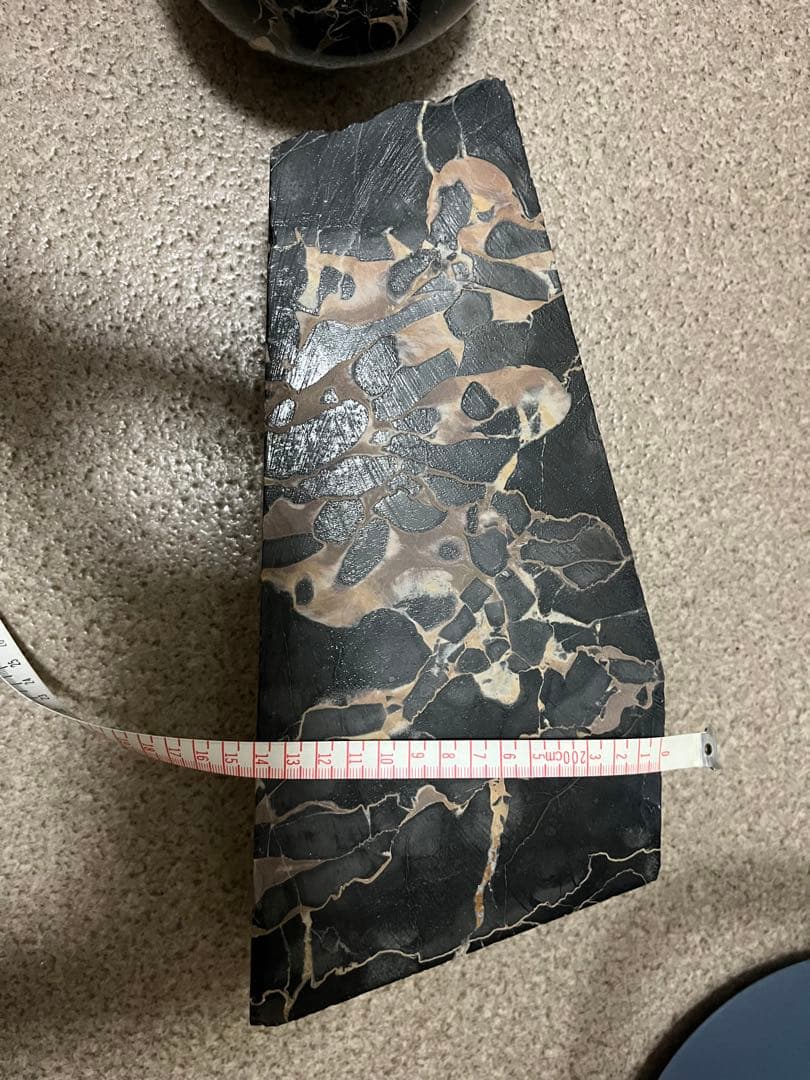 石製アートオブジェ 球体と台座のセット