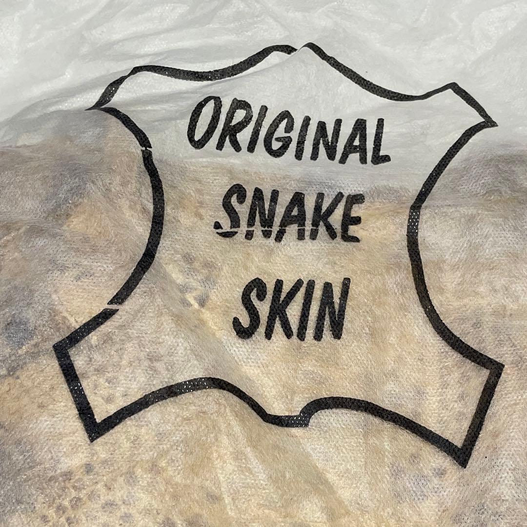 パイソン　ヘビ革　世界最大アナコンダ　ショルダー　トートバッグ　レア　希少品