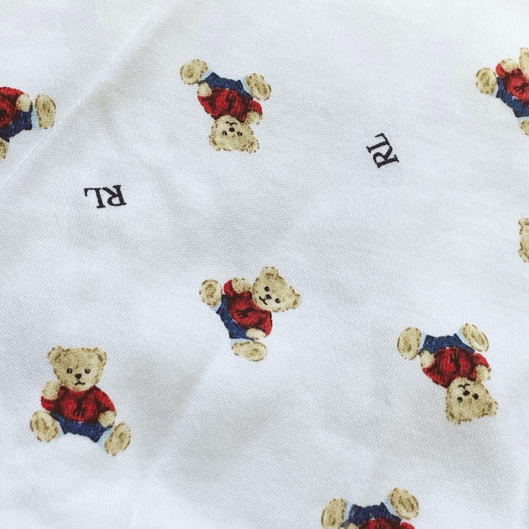 Ralph Lauren POLOベア 総柄　2wayロンパース　スタイ 70