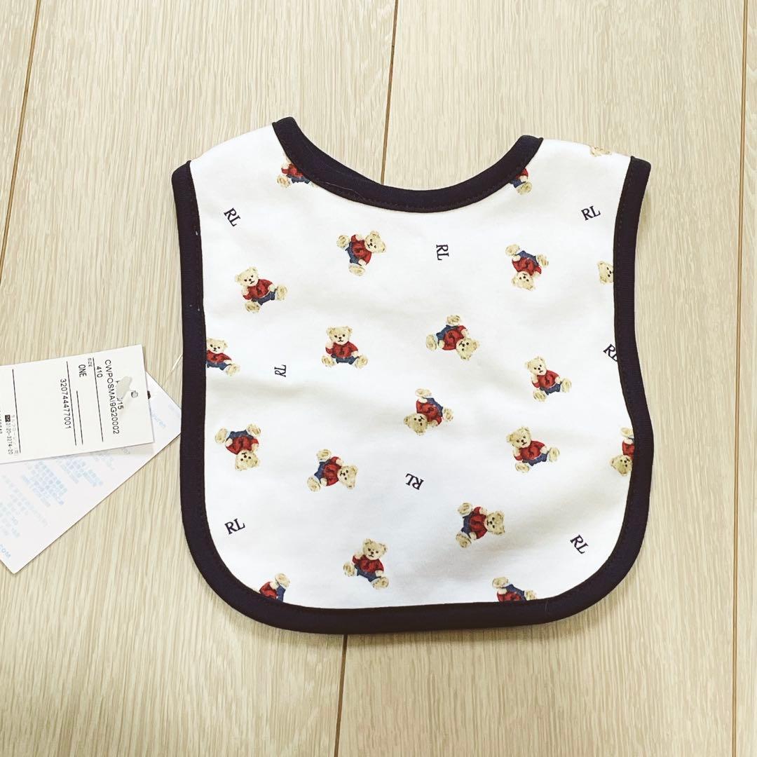 Ralph Lauren POLOベア 総柄　2wayロンパース　スタイ 70