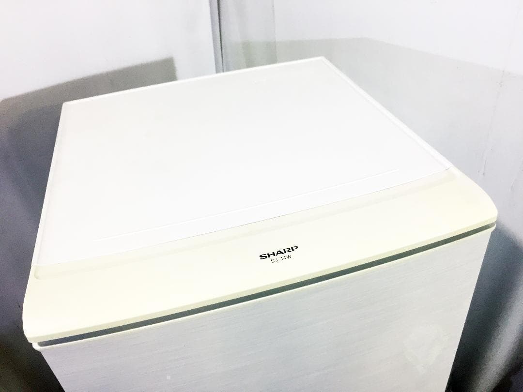 \"送料無料★◆中古★SHARP 137L 冷蔵庫【SJ-14W-W】