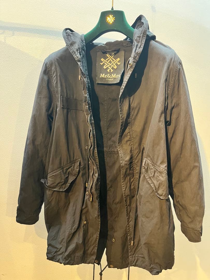 Mr&Mrs Italy ユニセックスモッズコートKPK0037COMB3