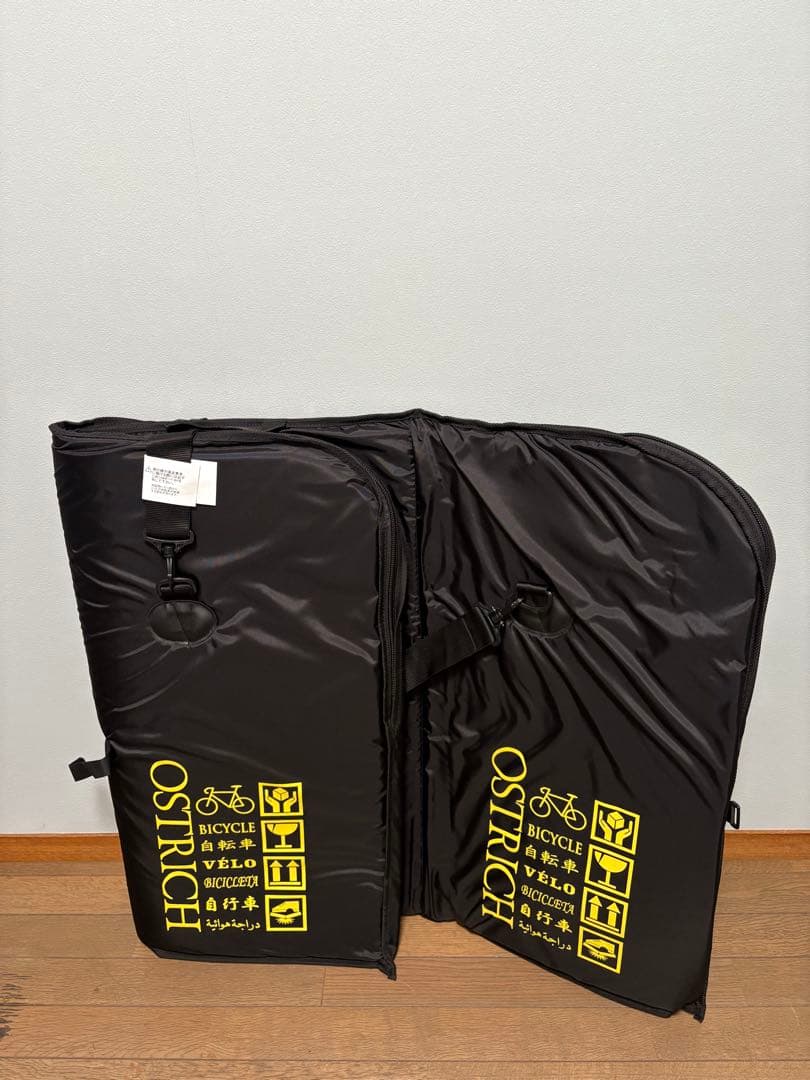 オーストリッチ製　トラベルバッグ 「OS-500 」ブラック